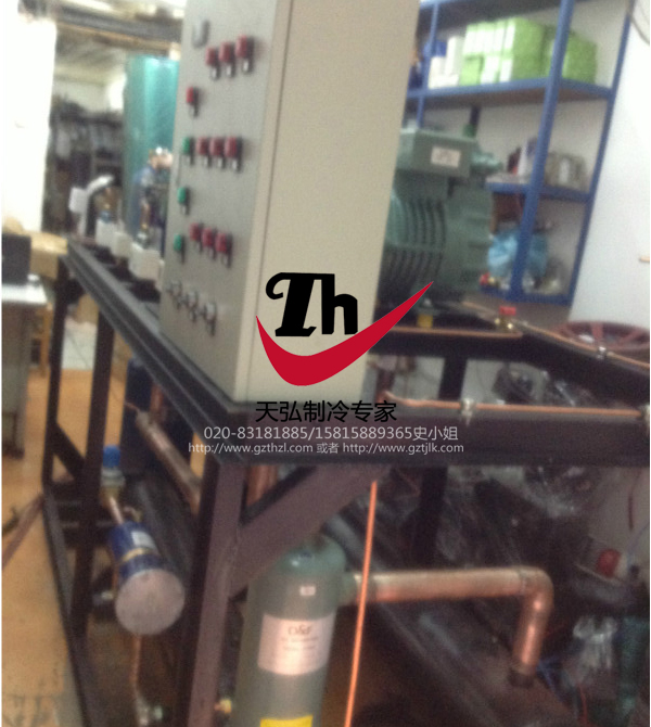 比泽尔30HP+30HP二并联水冷机组1